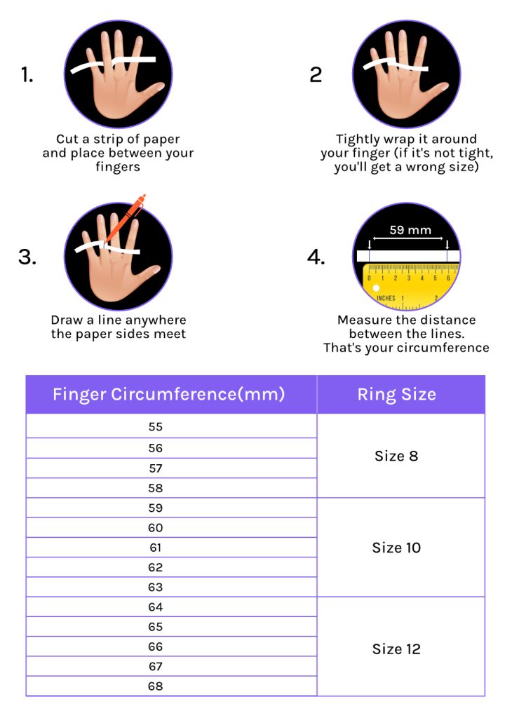 Viva Ring size-guide